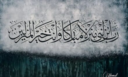 Surah Al-Mu’minun, verse 29 Calligraphy Painting